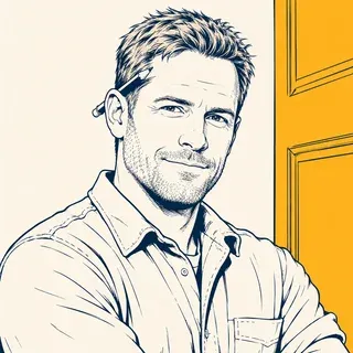 Luke Allen — illustrated portrait