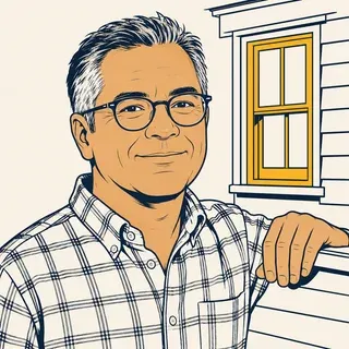 Marc Hanley — illustrated portrait