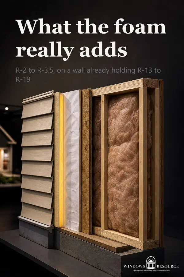 Insulated vinyl siding: what the foam really adds