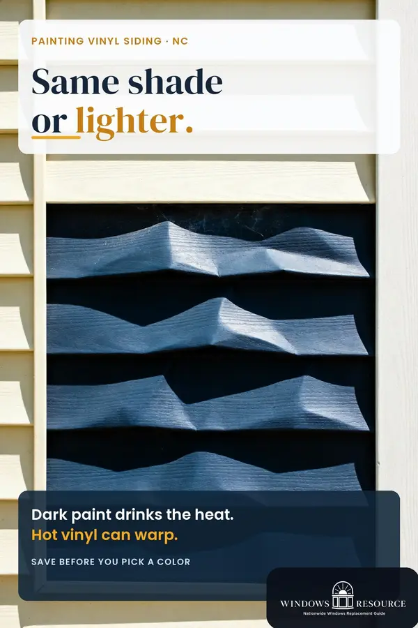 Painting Vinyl Siding? Same Shade or Lighter