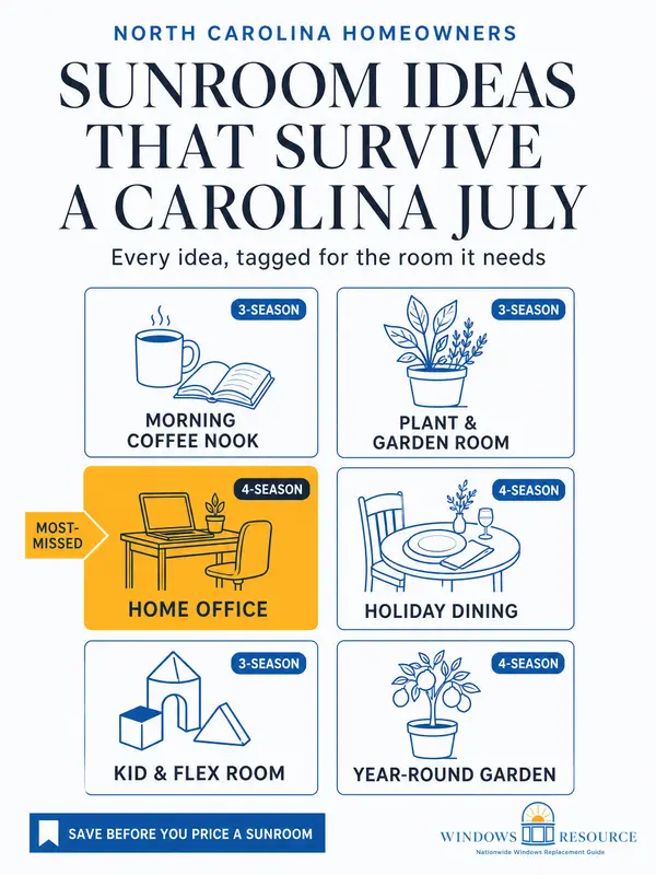 Sunroom Ideas That Survive a Carolina July — Tagged for the Room Each One Needs
