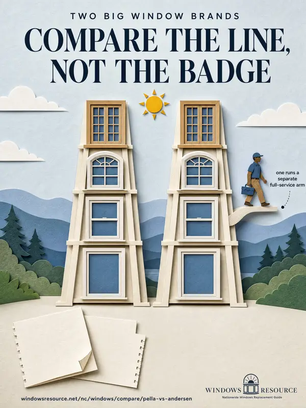 Pella vs Andersen: Compare the Line, Not the Badge