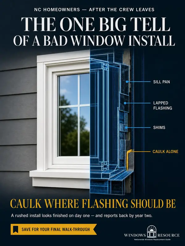 The #1 Sign of a Bad Window Install