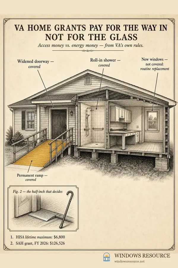 VA Home Grants Pay for the Way In — Not for the Glass